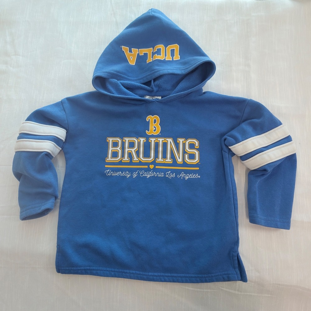 Rivalry Threads UCLA Bruins Hoodie Kids 4/5 Blue Good Varsity Gameday Fleece